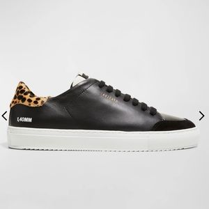 Axel Arigato - Clean 90 Leather Leopard-Print Court Sneakers - 6.5